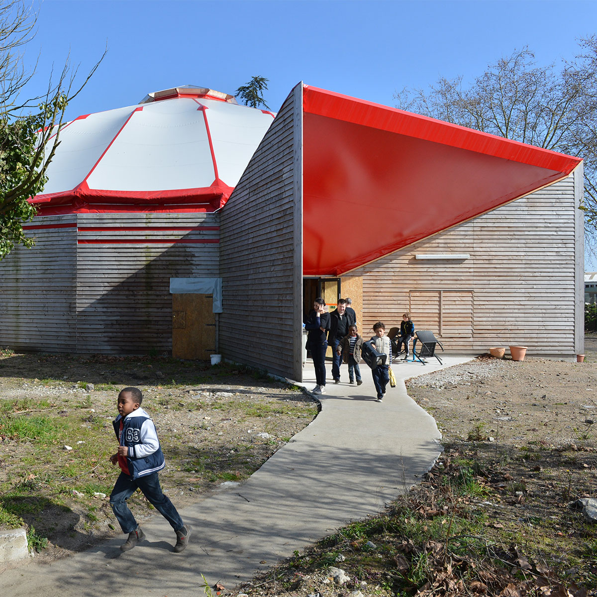 In Situ, Architecture, Culture(s) & Ville- Chapidock - Ecole de cirque Nantes