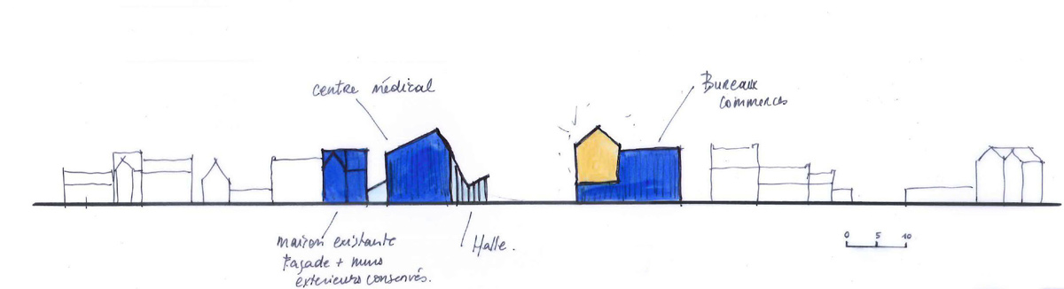 In situ - Architecture, Culture(s) & Ville - Centre médical - Projet des Villes Dorées