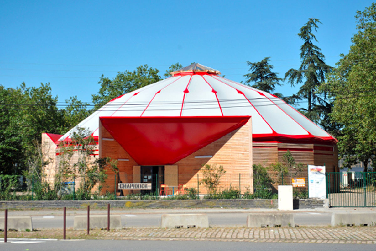 In Situ Architecture, Culture(S) & Ville - Chapidock - Ecole de cirque Nantes